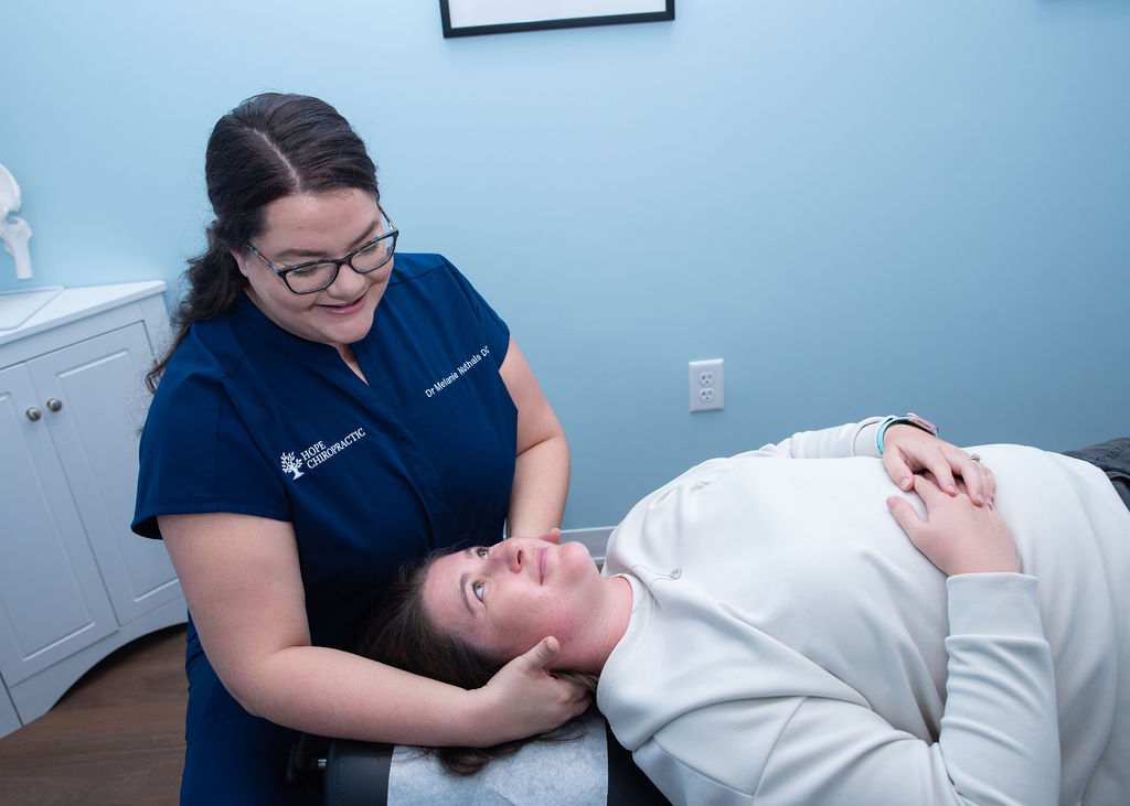 Dr. Melanie with Patient